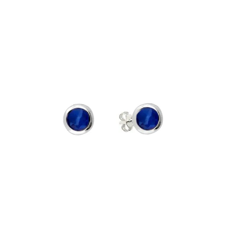 Zarcillos Zircon Redondo 3mm Plata 925