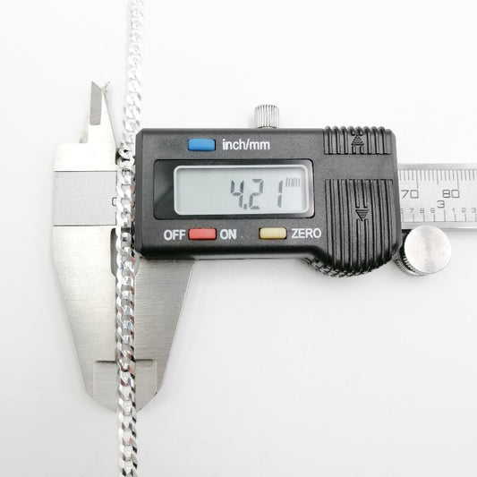 Cadena Tejido Grumet Plata 925