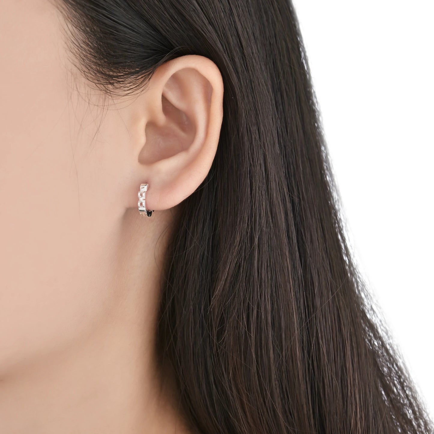 Argollas 1cm - Plata 925