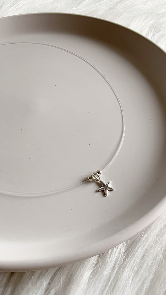 Gargantilla Fantasmita Estrella de Mar 40cm - Plata 925