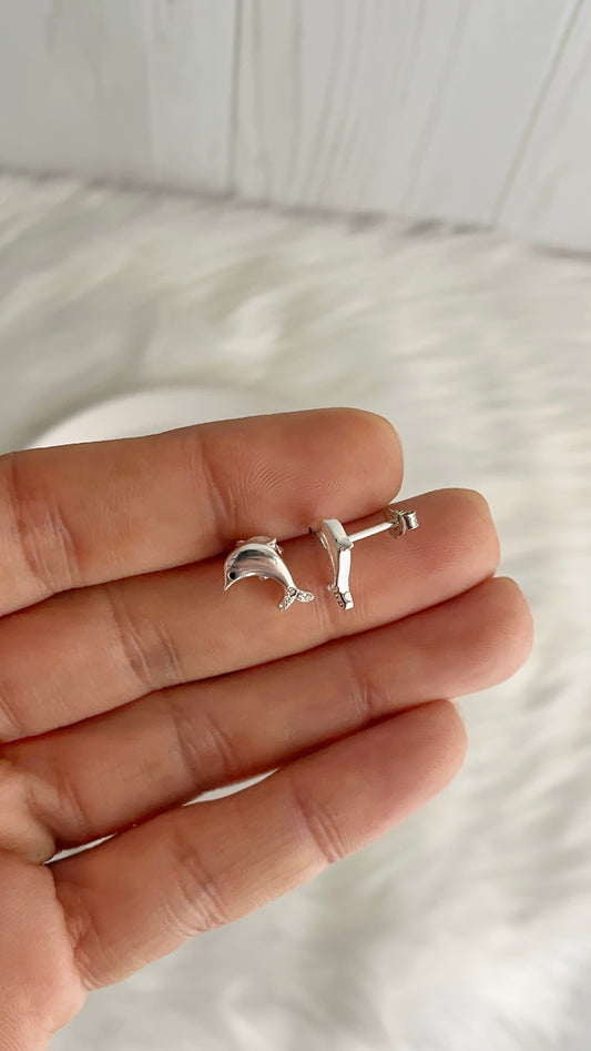 Zarcillos Delfines - Plata 925