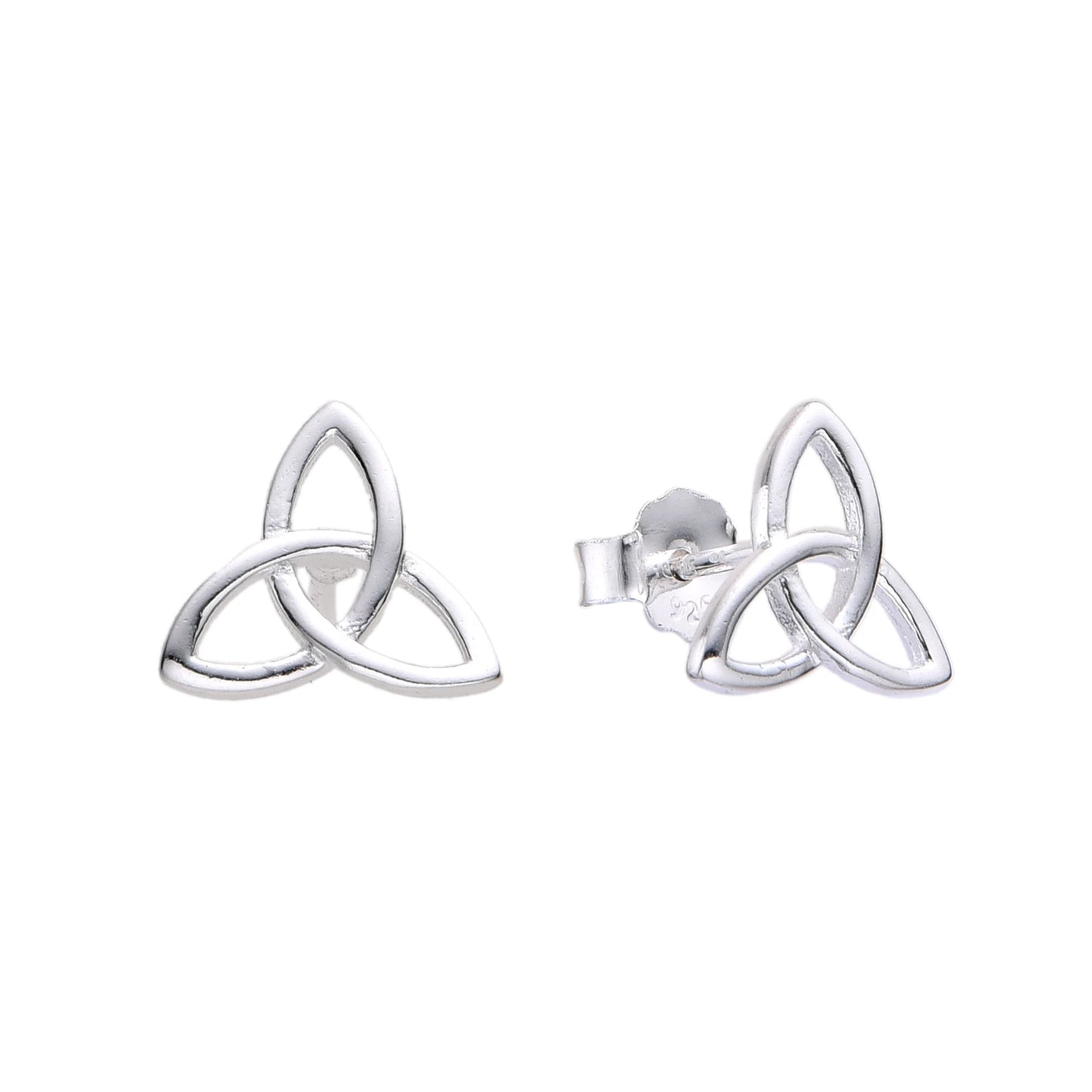Zarcillos Nudo de Bruja Plata 925