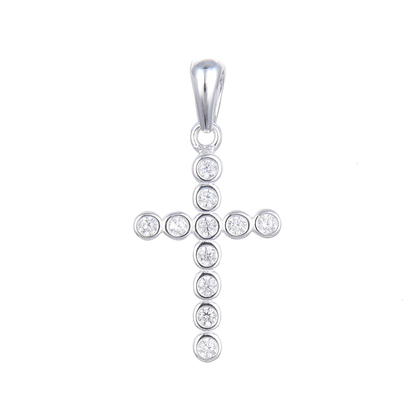 Dije Cruz Puntos de Luz 1,8cm - Plata 925