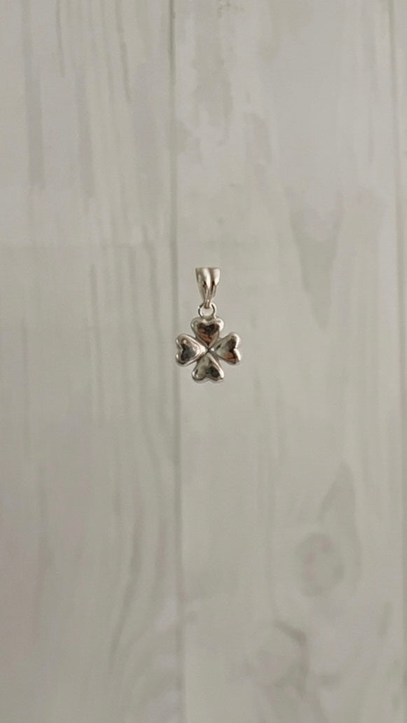 Dije Trébol 1,1cm - Plata 925