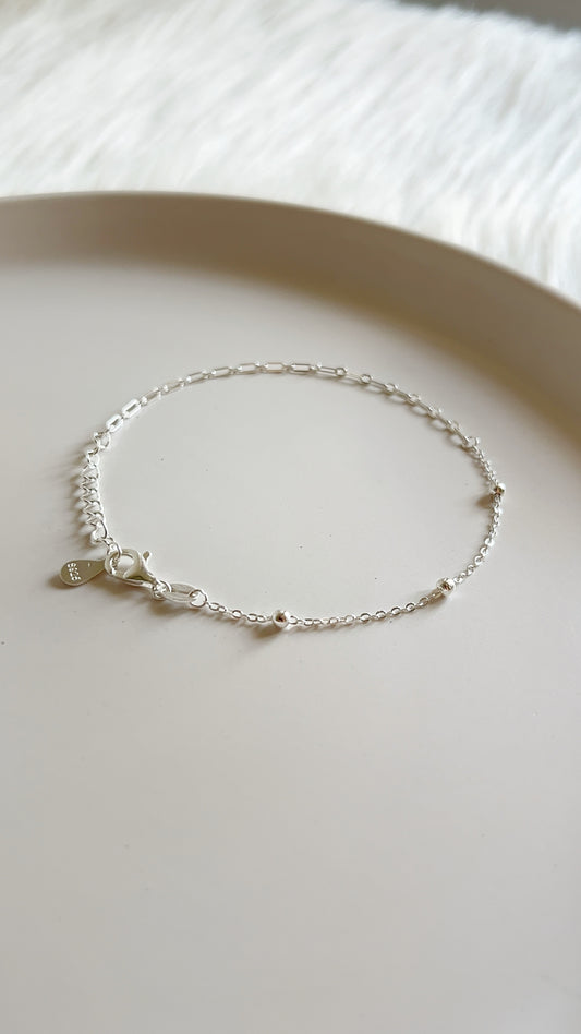 Pulsera 20cm Ajustable - Plata 925