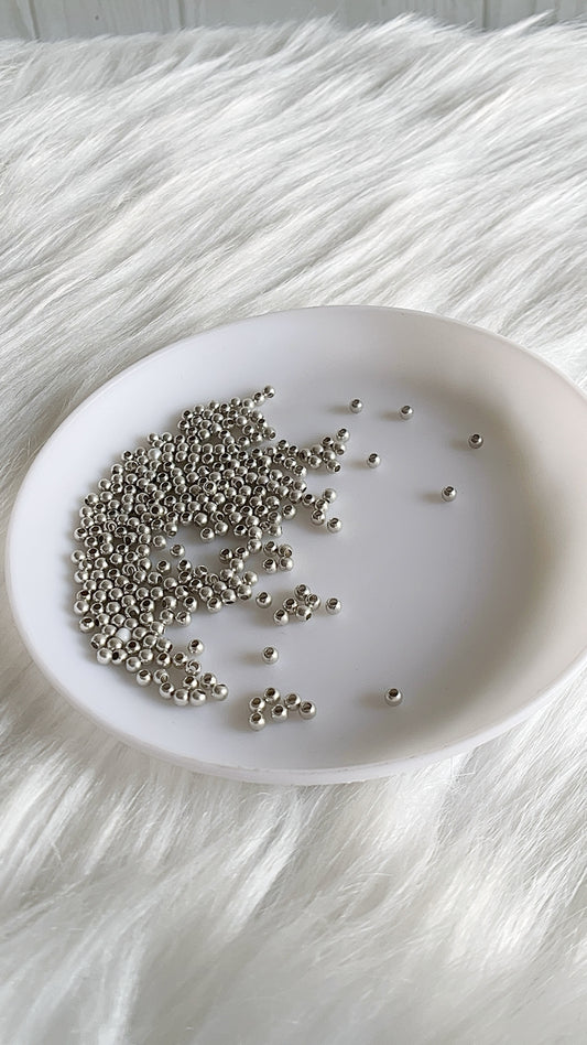 Balín Liso 2.5mm Plata 925
