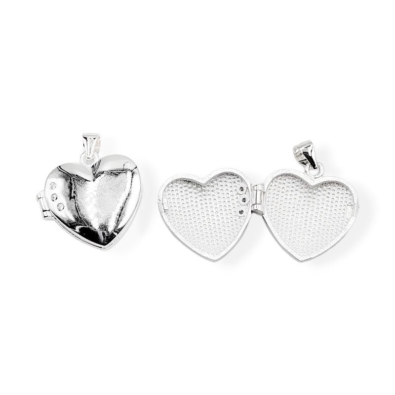 Relicario Corazon 1,8cm - Plata 925