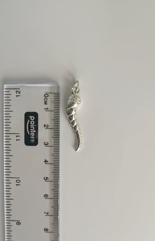 Dije Cachito Rayado 3,2cm Plata 925