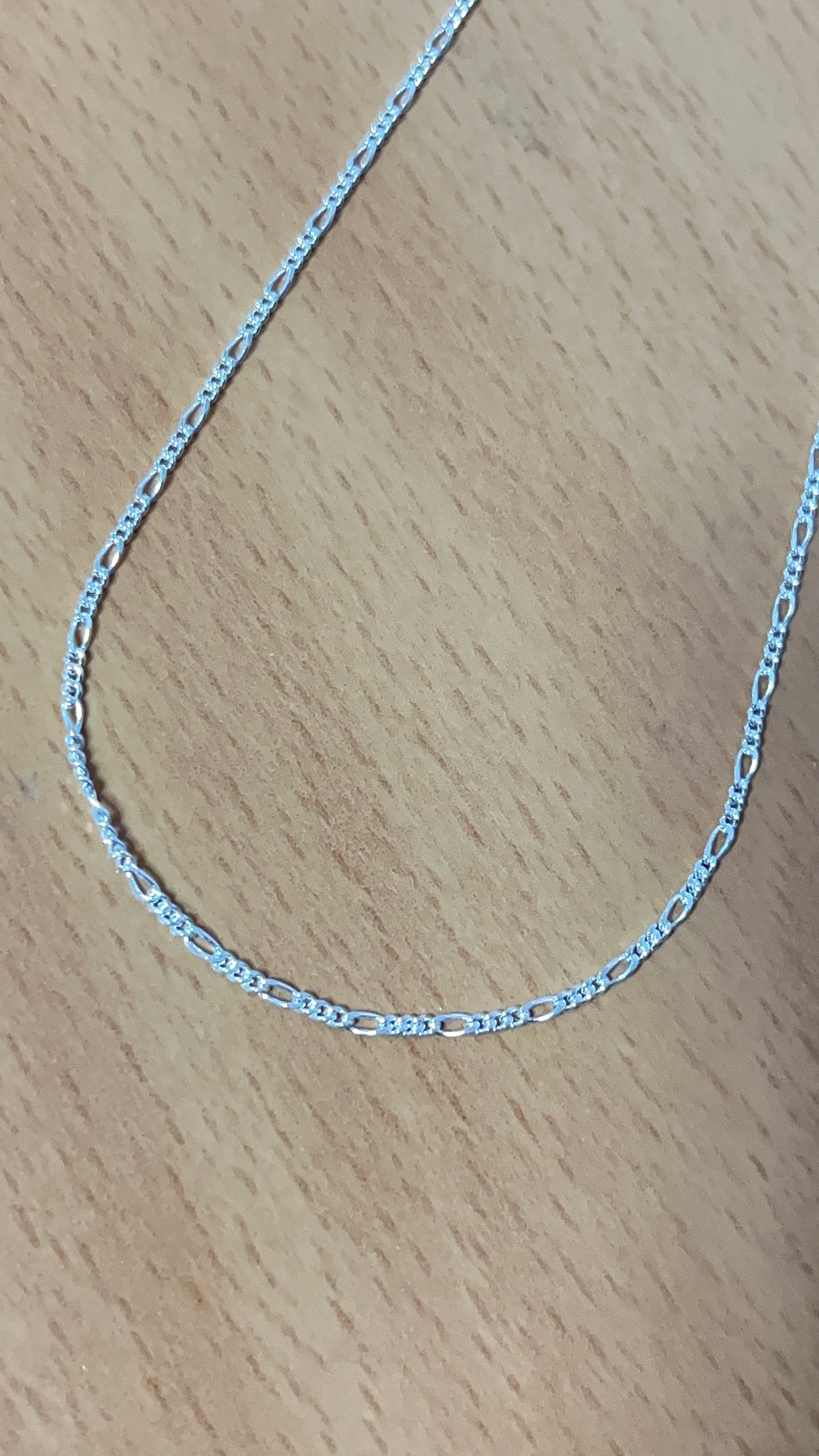 Cadena Tejido 3x1 2mm Grosor 50cm Plata 925