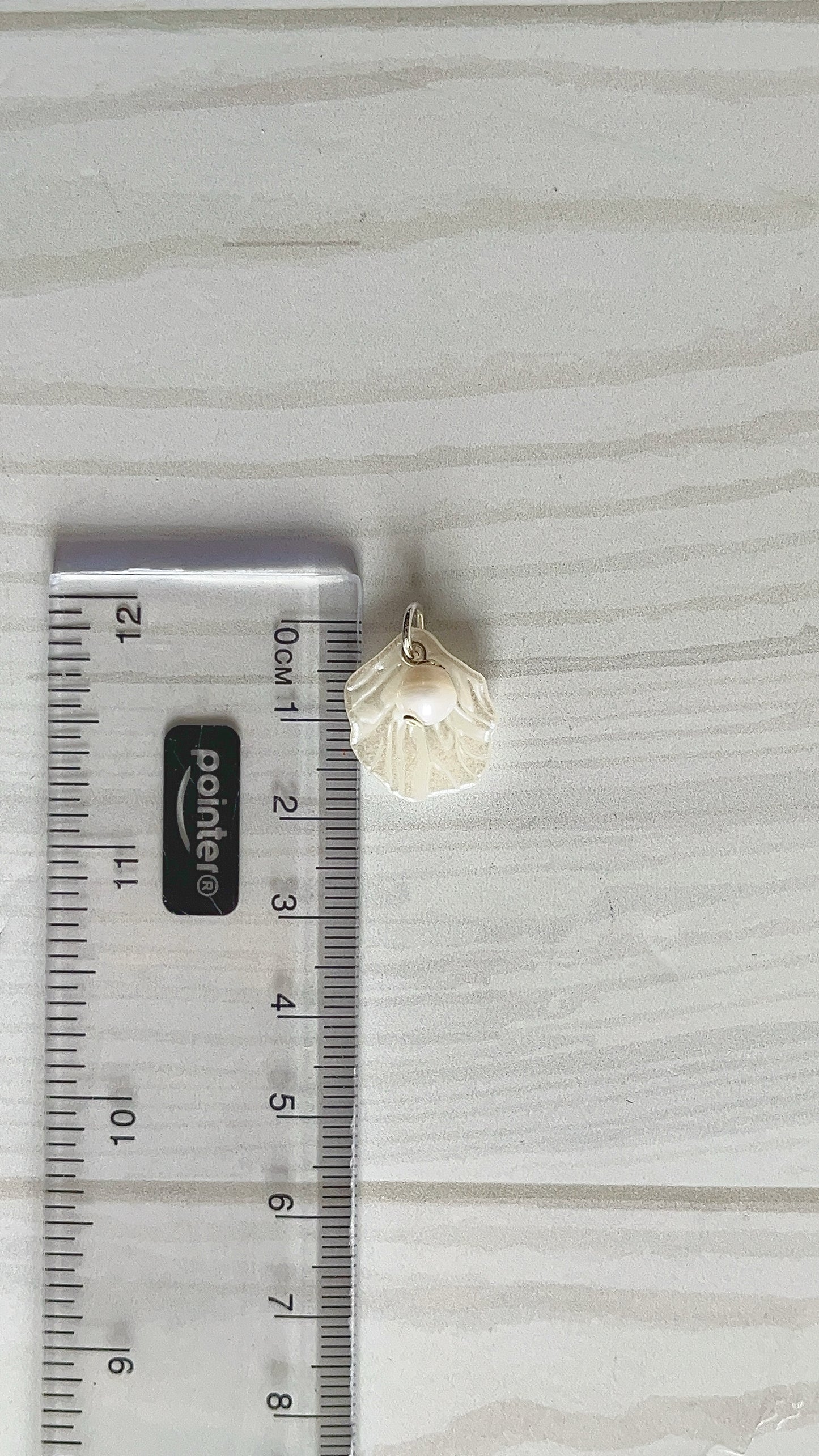 Dije Concha y Perla Plata 925