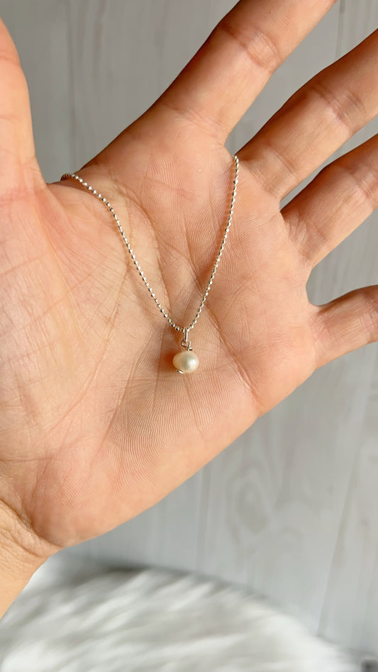 Cadenas Dije Perla - Plata 925