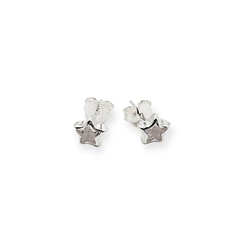 Zarcillos Estrellas 0,7mm Plata 925