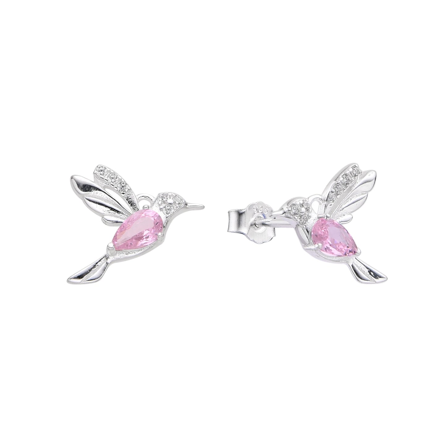 Zarcillos Colibrí Plata 925