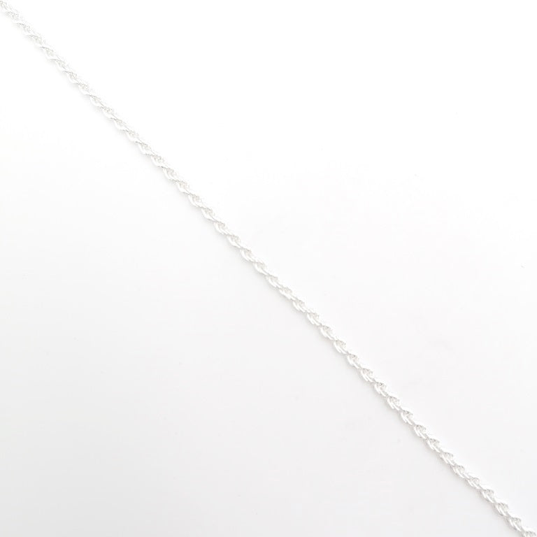 Cadena Tejido Cordón 50cm Plata 925