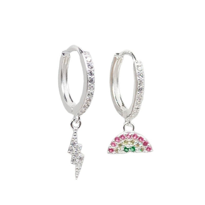 Argollas Dijes Rayo y Patilla 1,2cm