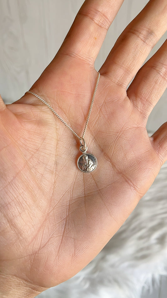 Cadena 40cm Virgen del Carmen - Plata 925