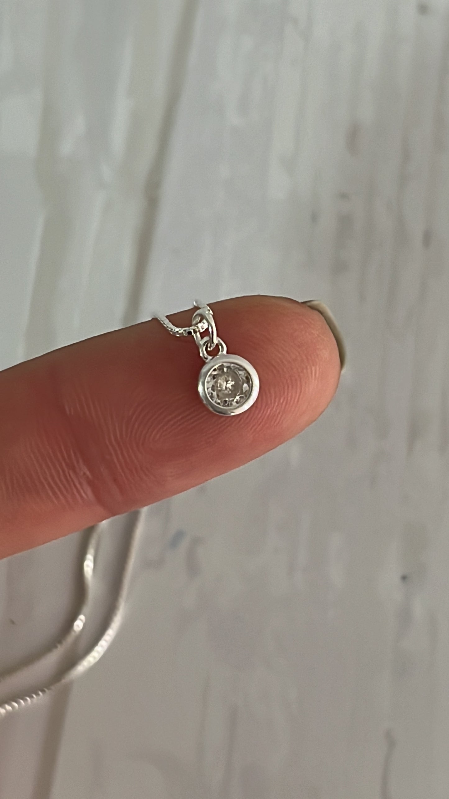Dije Punto de Luz Plata 925