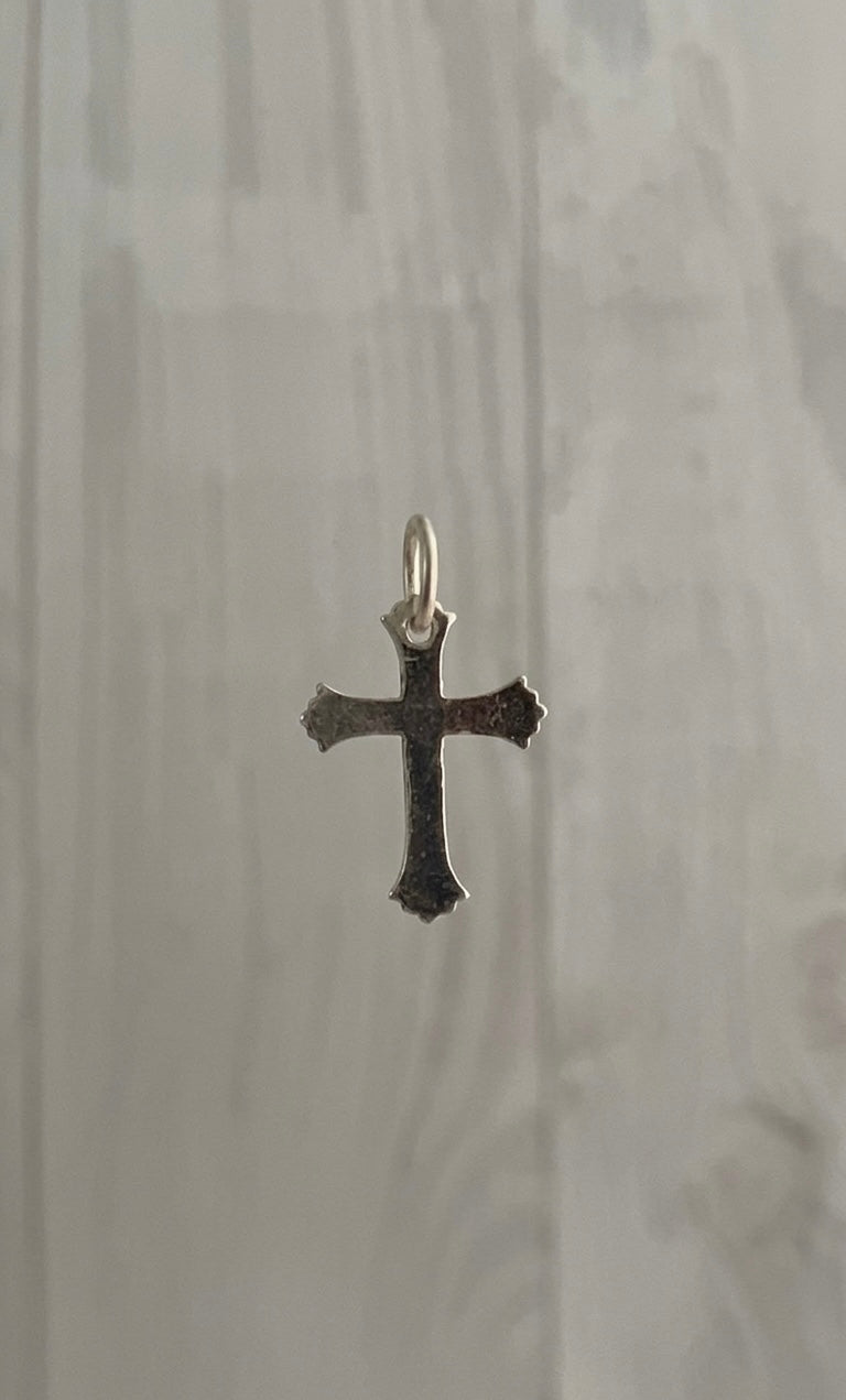 Cruz Lisa Plana 2cm - Plata 925