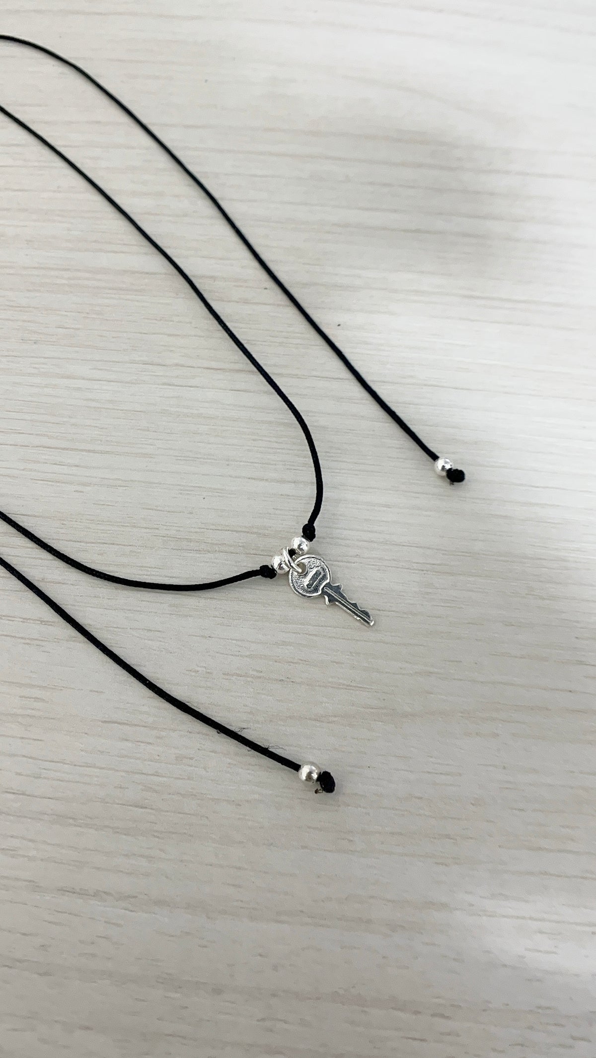 Gargantilla con Lave - Ajustable - Plata 925