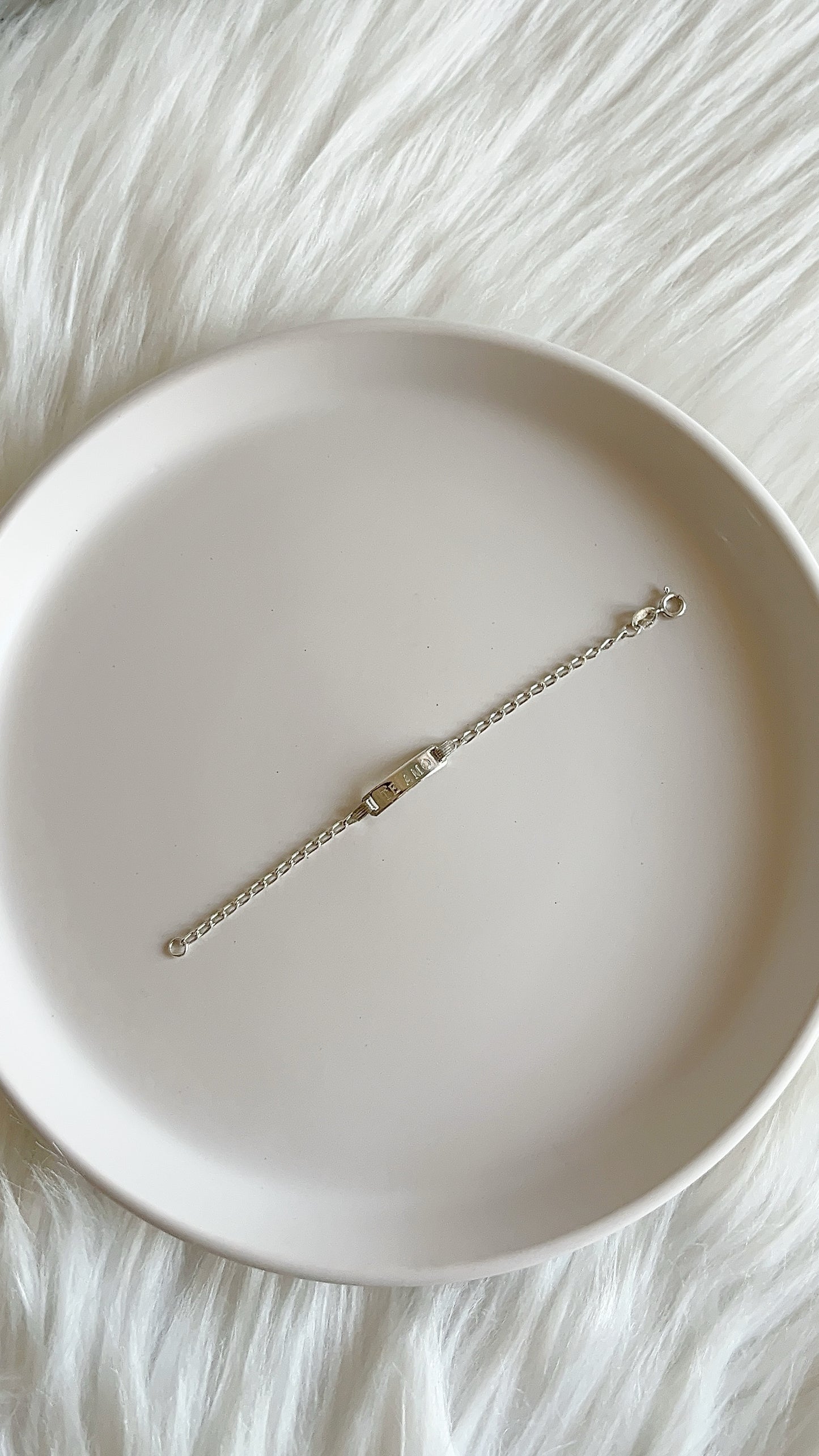 Esclava Te Amo 13cm - Plata 925