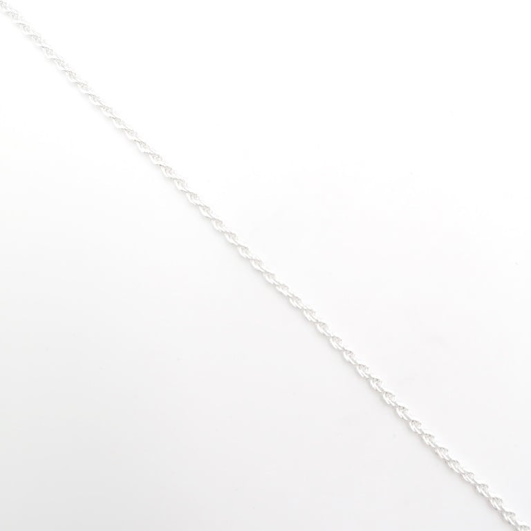 Pulsera Tejido Cordón 2mm 19cm - Plata 925