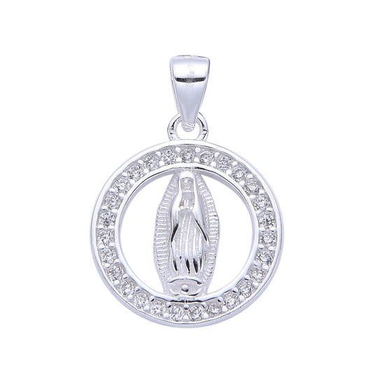Dije Virgen de Guadalupe Plata 925