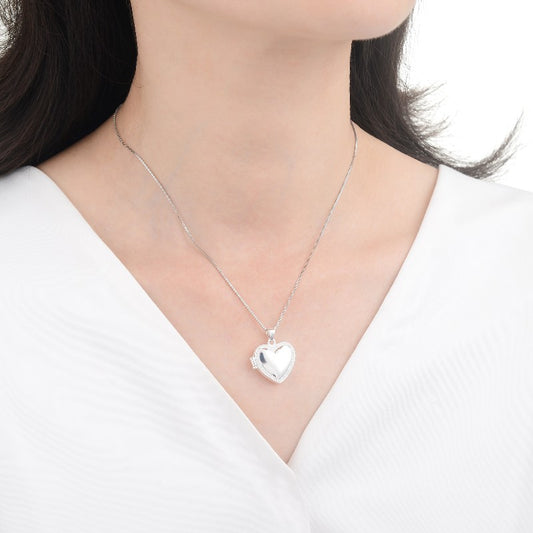 Relicario Corazon 1,8cm - Plata 925