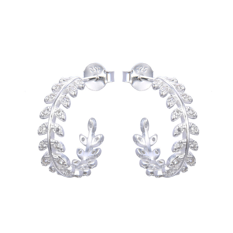Medias Argollas de Hojas 1,7cm