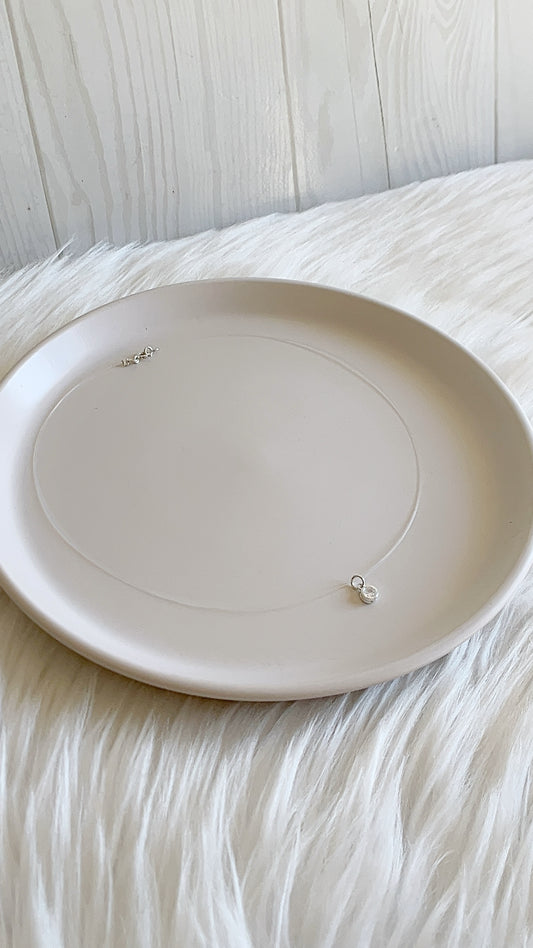 Gargantilla Fantasmita Punto de luz - 40cm - Plata 925
