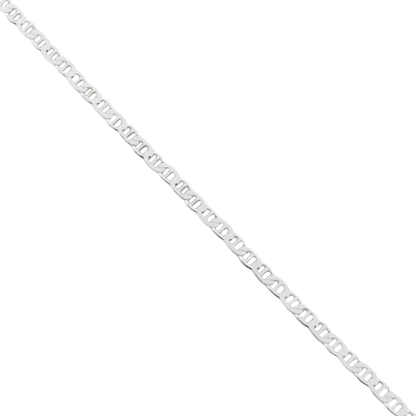 Cadena Tejido Gucci Plana 50cm Plata 925