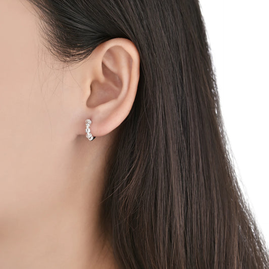 Argollas 1,2cm - Plata 925