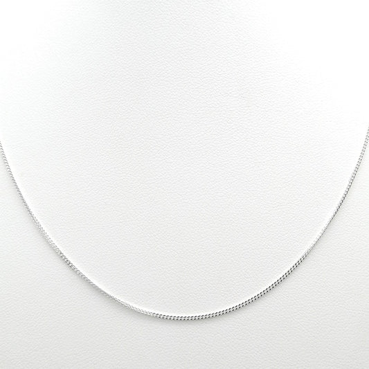 Cadena Tejido Grumet Delgada Plata 925