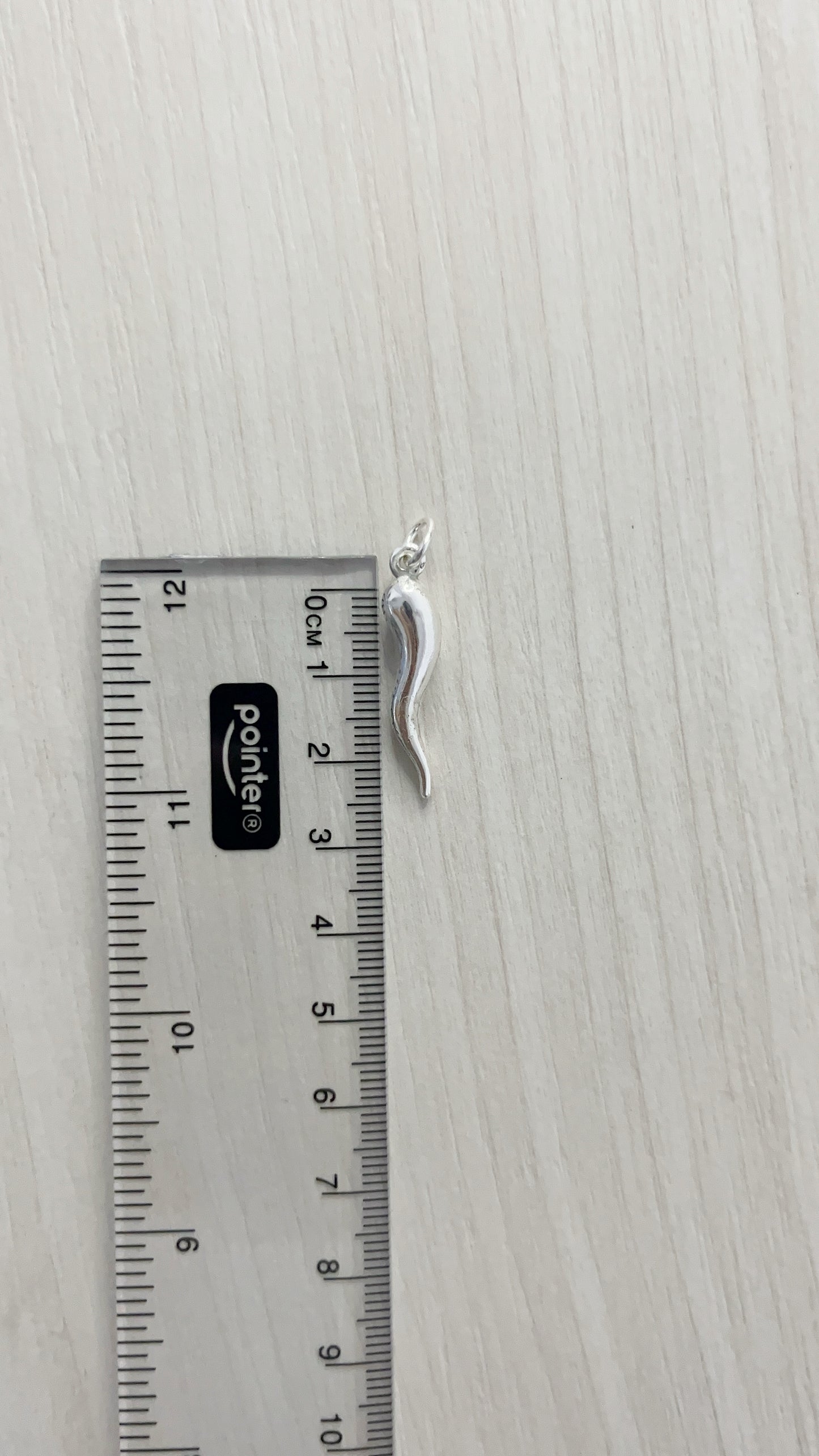 Dije Cachito Liso 2,5cm - Plata 925