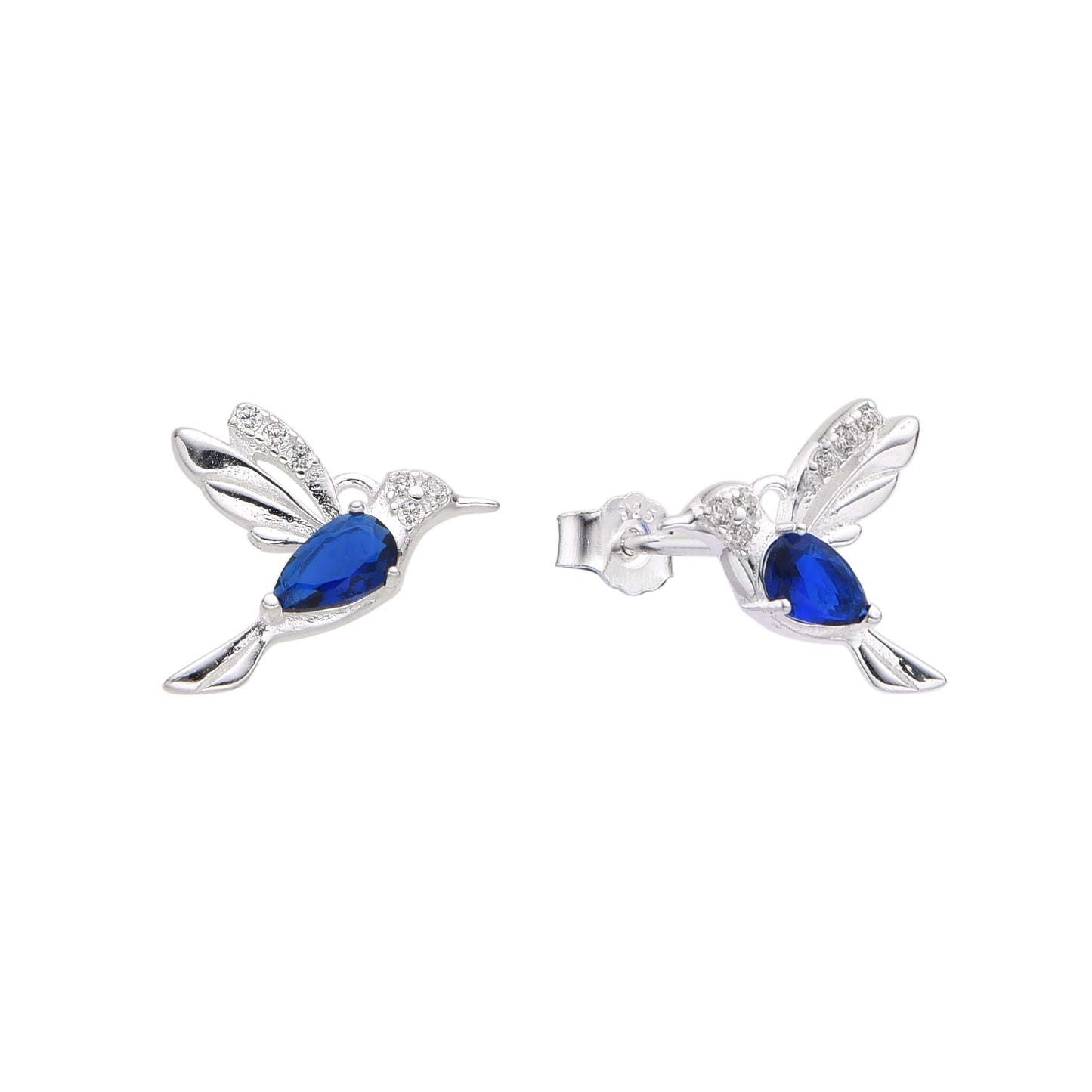 Zarcillos Colibrí Plata 925