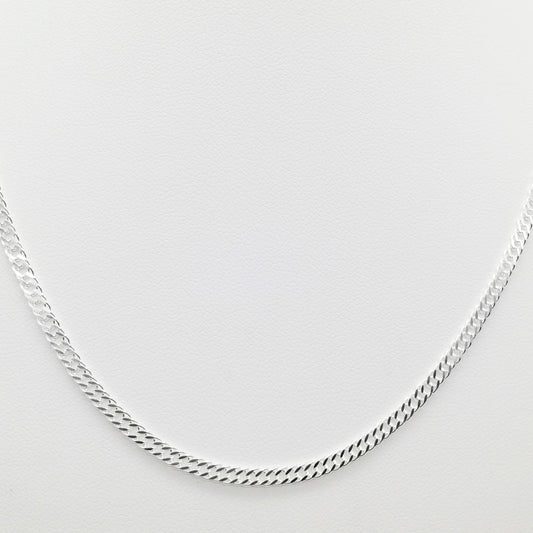 Cadena Doble Grumet 3mm Plata 925