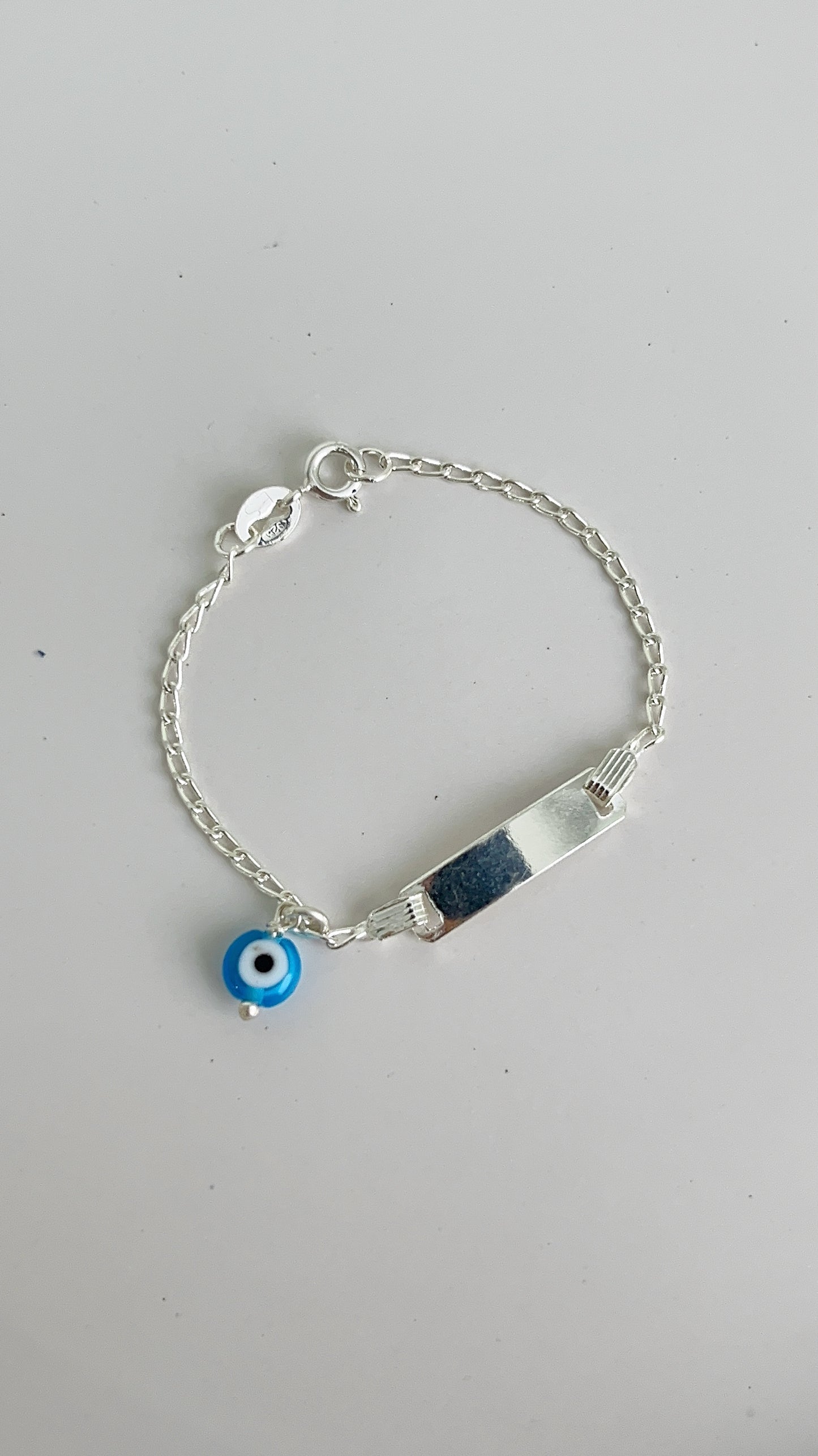 Esclava Ojo Azul 12,5cm Plata 925