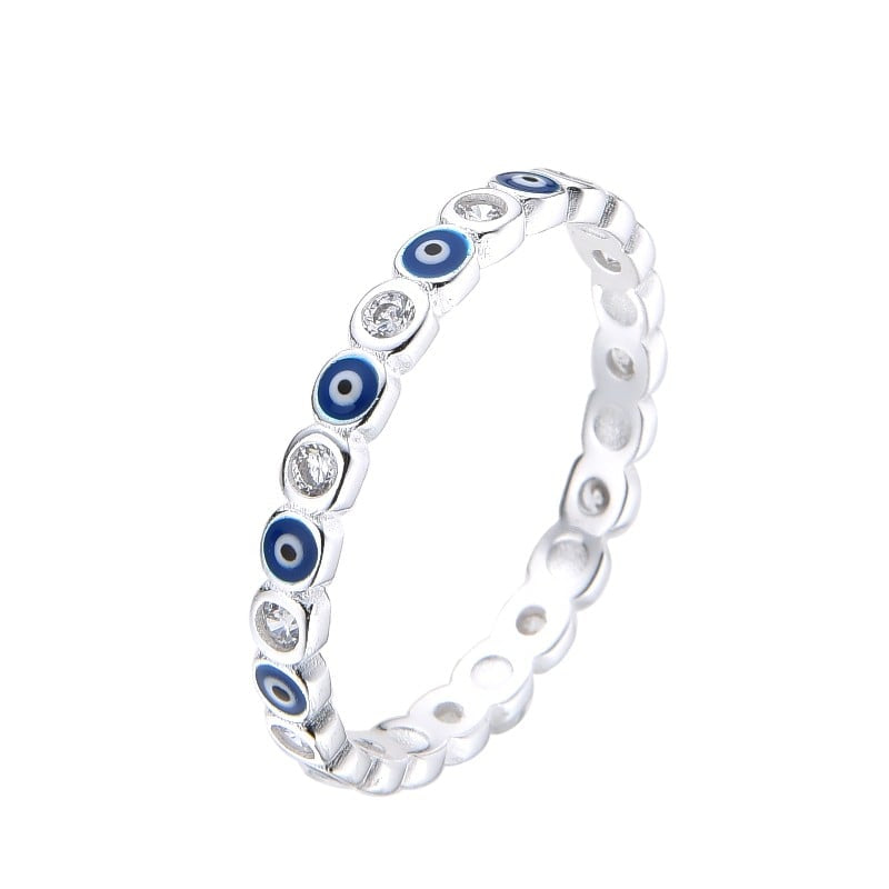 Anillo ojitos Plata 925