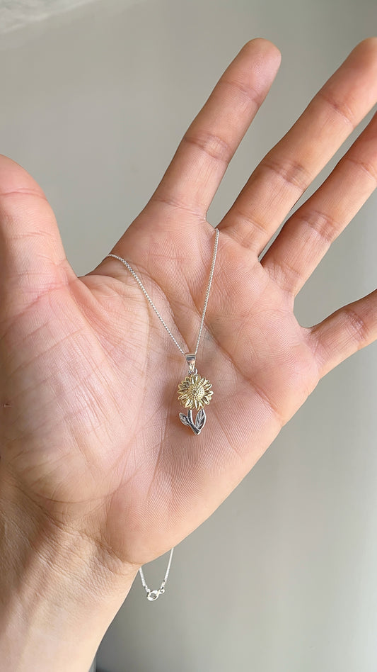 Cadenas Dije Girasol Plata 925