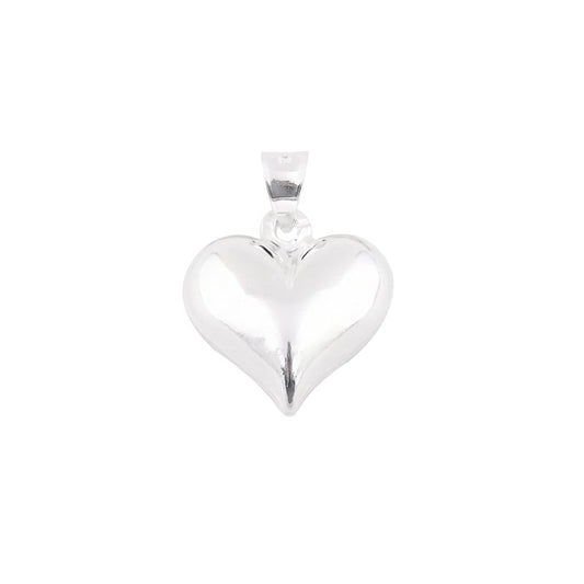 Dije Corazón Inflado - Plata 925