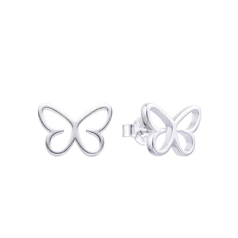 Zarcillos Mariposas Plata 925