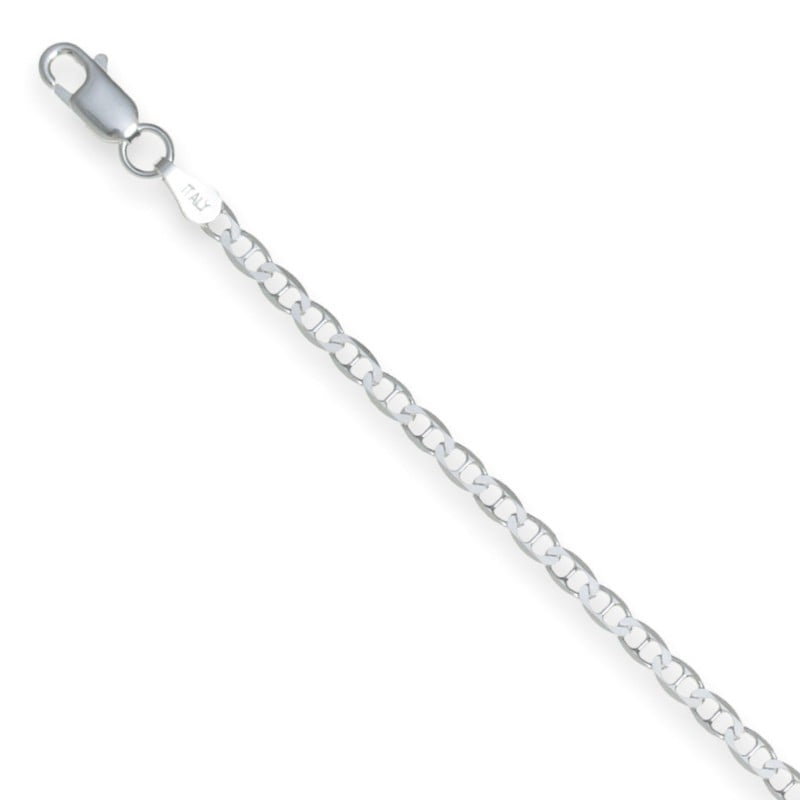 Pulsera tejido Gucci 19cm 3mm - Plata 925