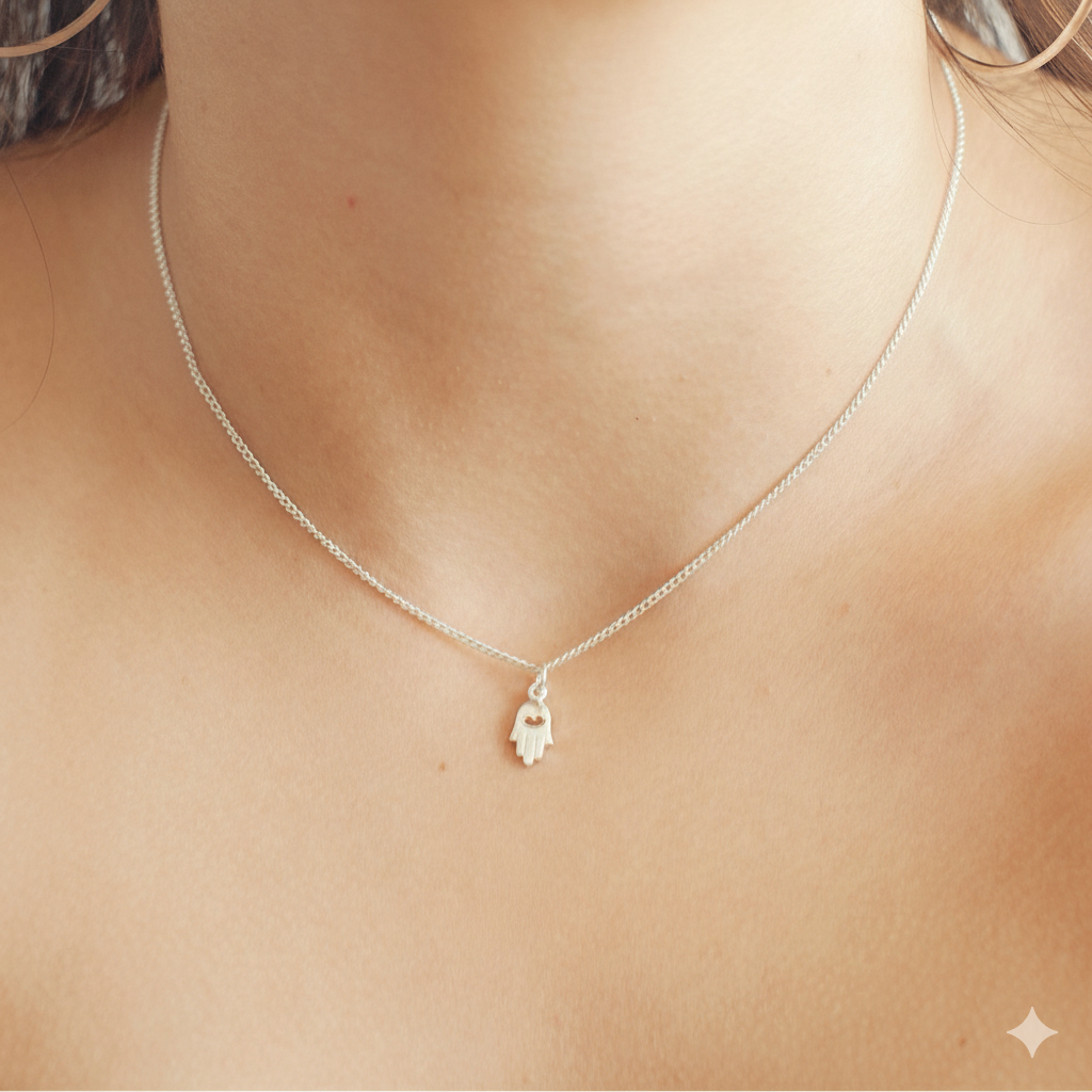 Cadena Dije Mano de Fátima - Plata 925
