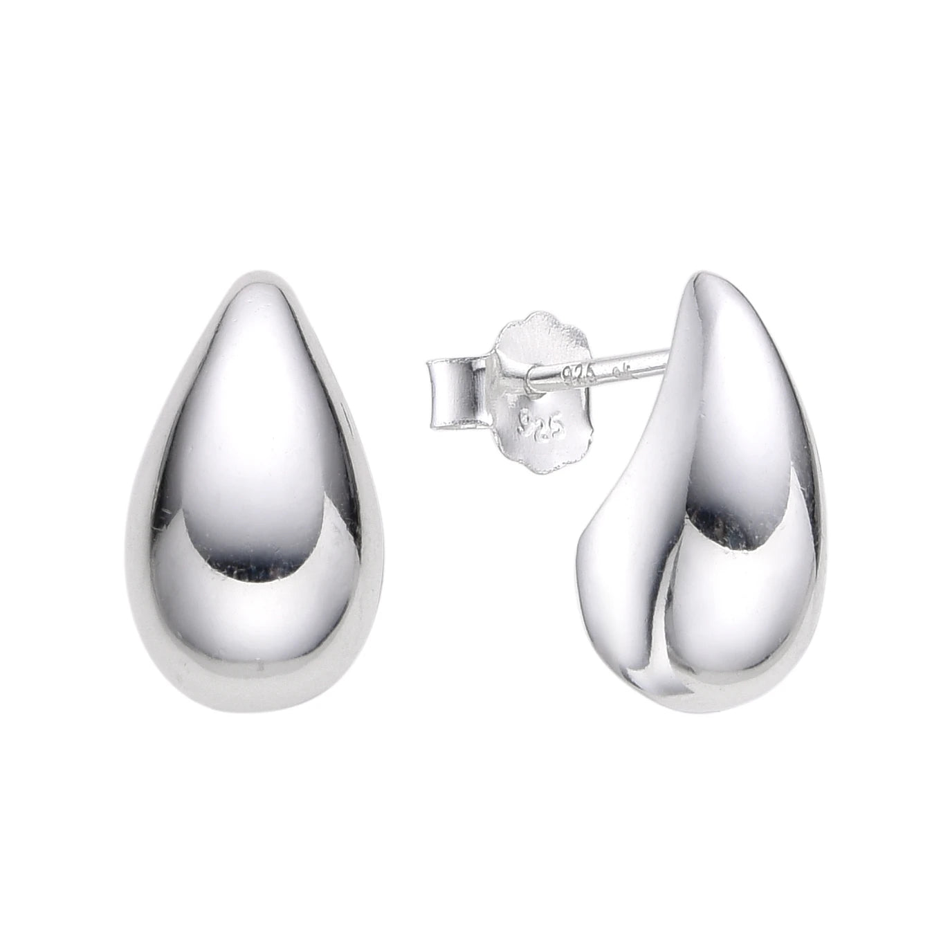 Zarcillos Gotas Plata 925
