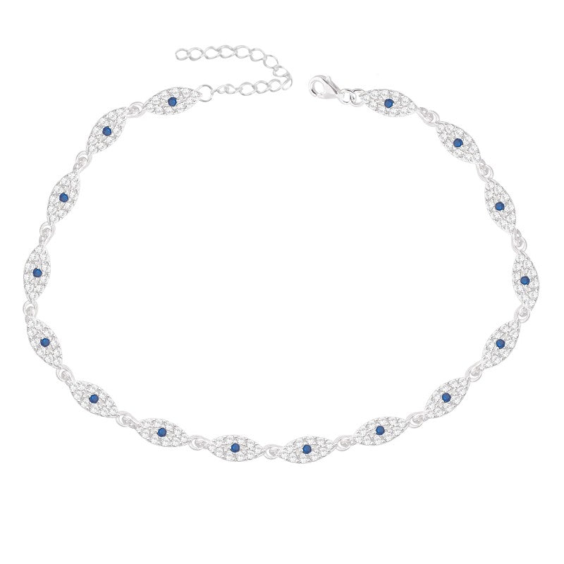 Pulsera Ojos Turcos Pegados 20cm