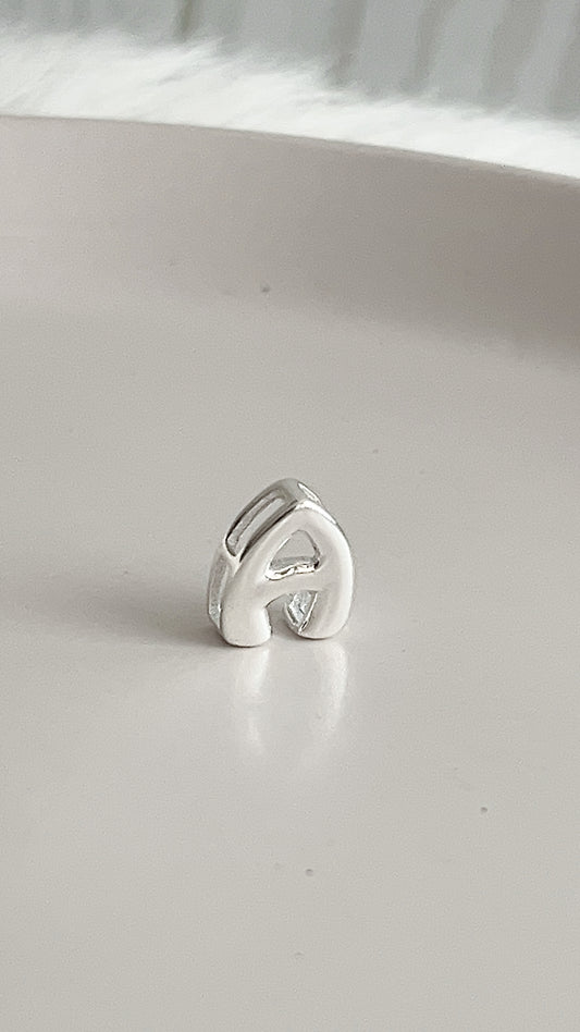 Dije Letra “A” 1cm - Plata 925