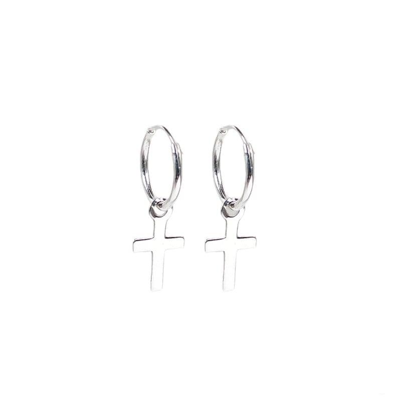 Argollas Dije Cruz 1,5cm