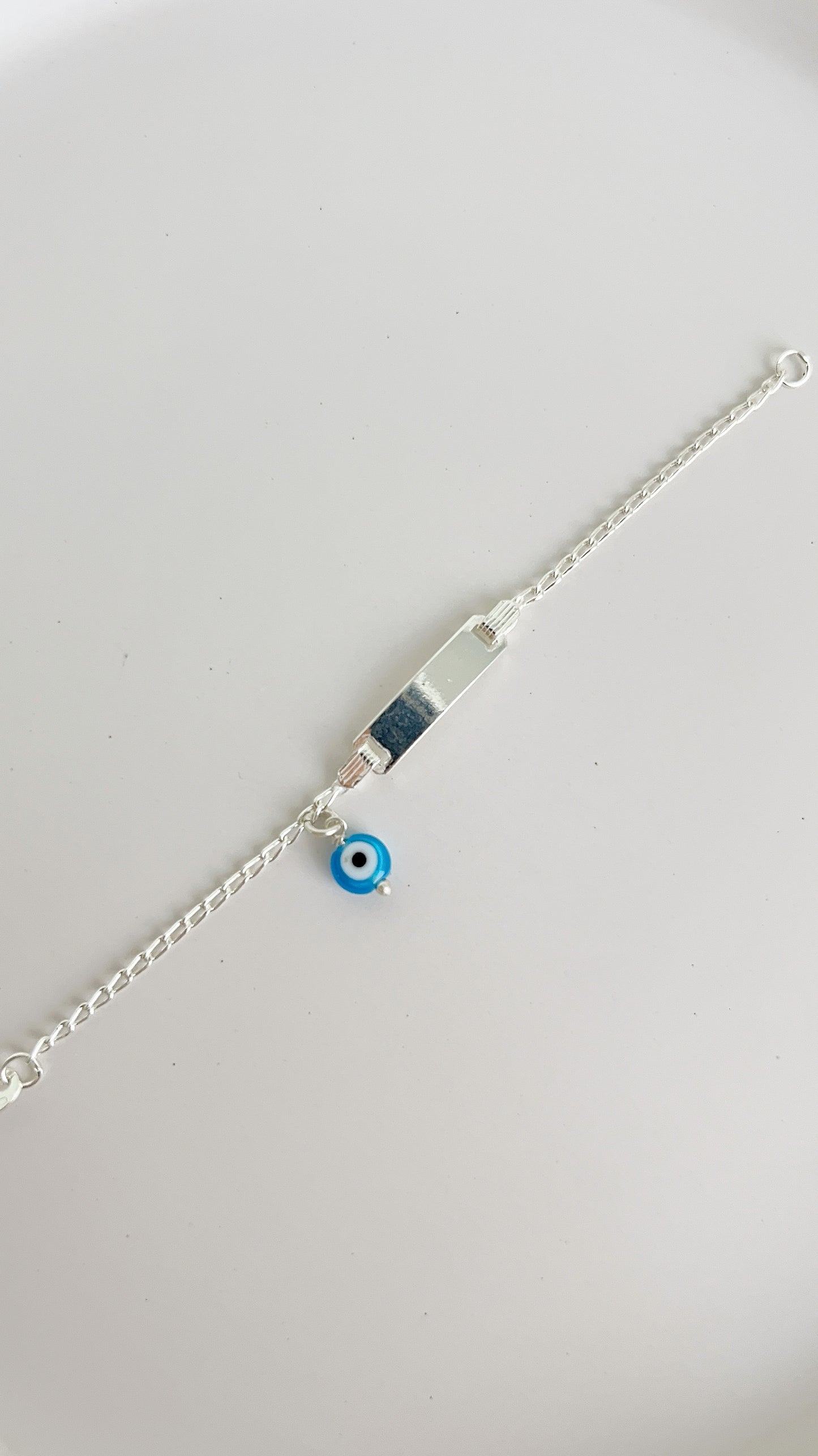 Esclava Ojo Azul 12,5cm Plata 925