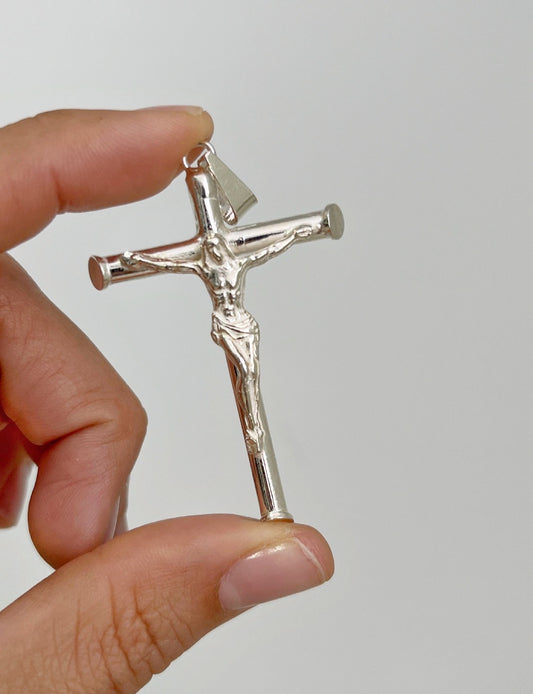Dije Cristo 5cm - Plata 925