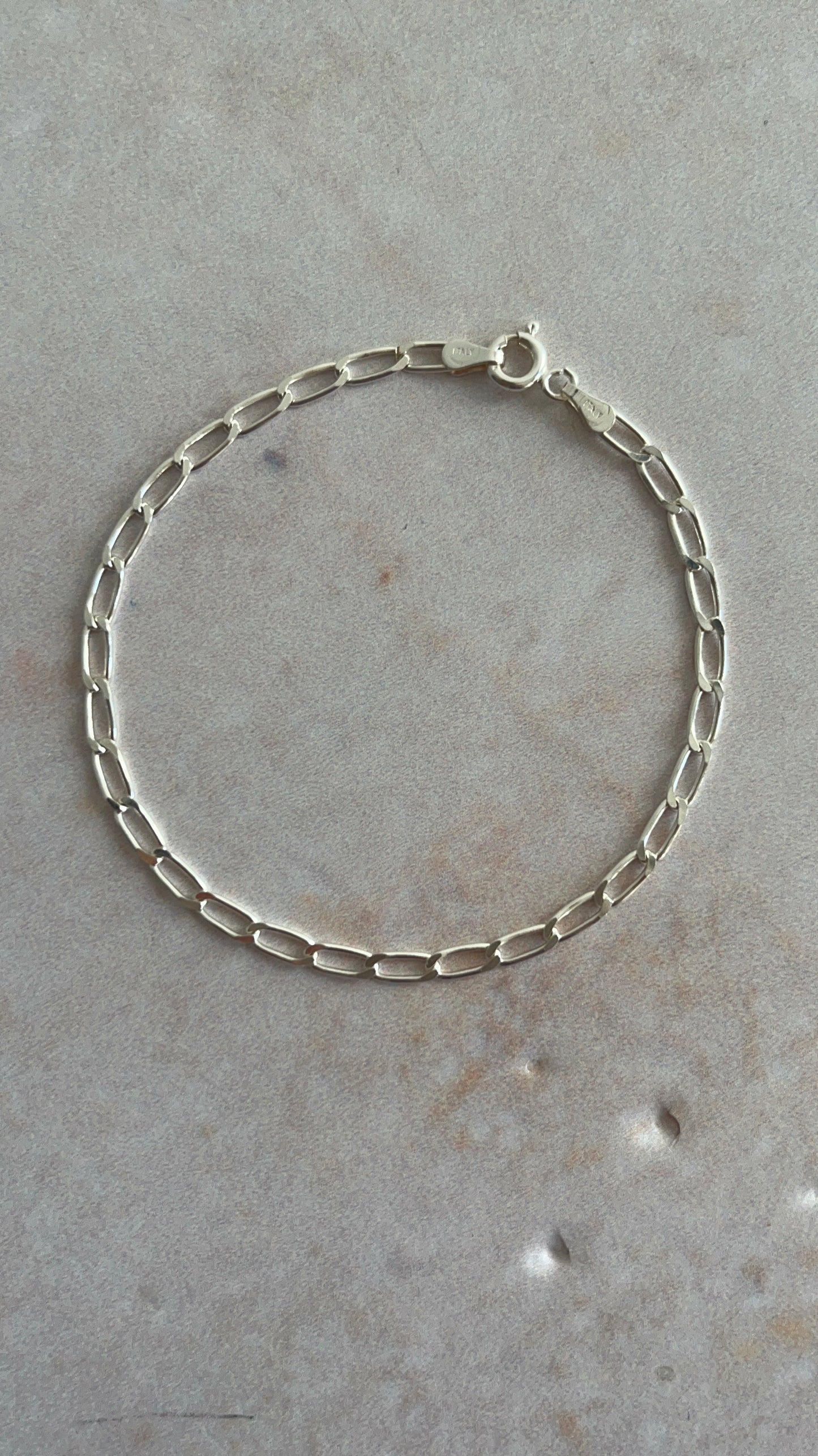 Pulsera Tejido Abierto Unisex 19cm - Plata 925