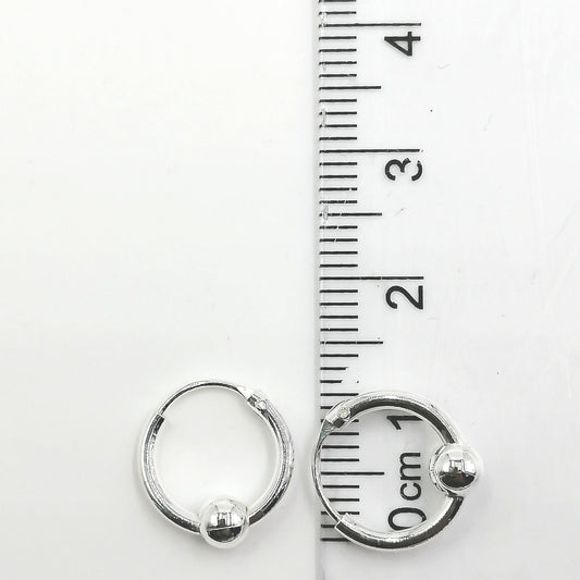 Argollas Balín - Plata 925